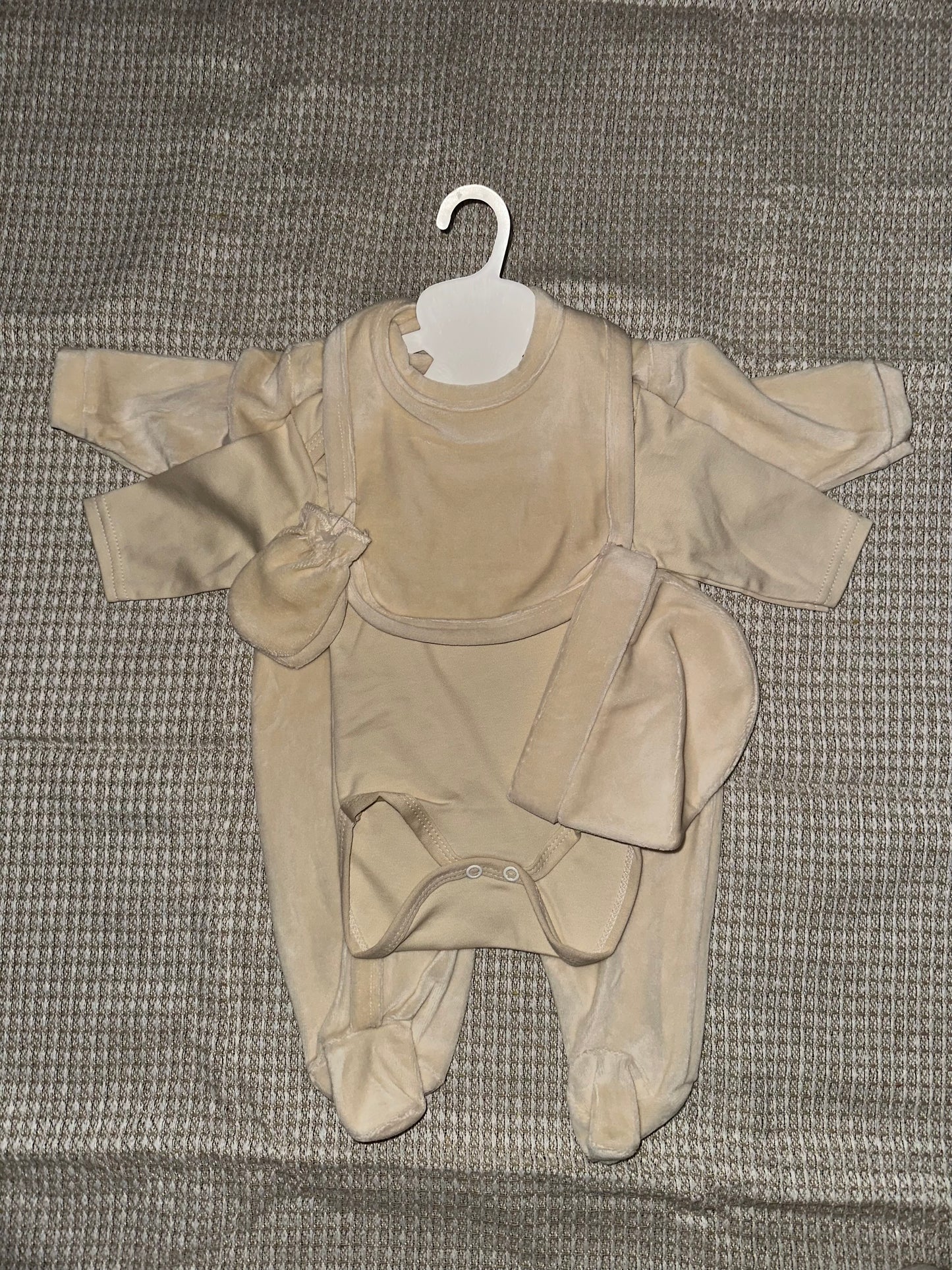 Ensemble 5 pièces en velours