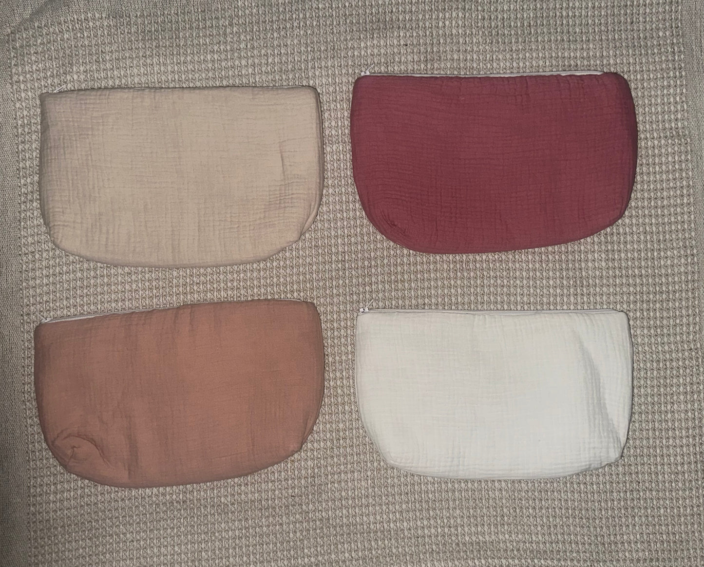 Trousse en gaze de coton