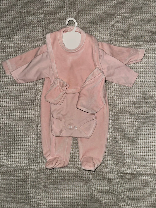 Ensemble 5 pièces en velours