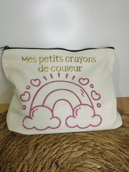 Trousse en toile personnalisée