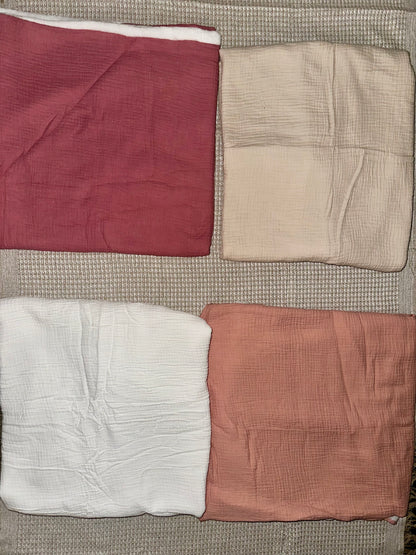 Couverture polaire en gaze de coton