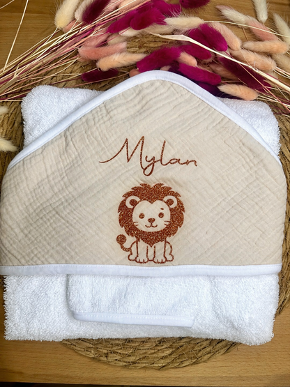 Cape de bain bébé